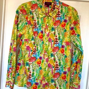 Liberty art fabrics J.Crew collared button down